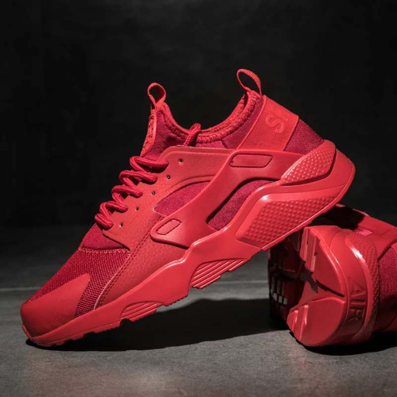 Плюс размеры 38–45 кроссовки для Для мужчин и женщин дышащей спортивная обувь