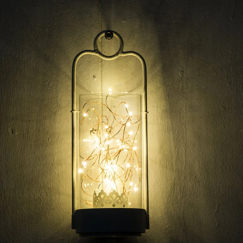 

Promotion Battery Powered 20 Led Fairy String Light 2M Silver Copper Wire For Xmas Holiday Wedding Party lantern string light