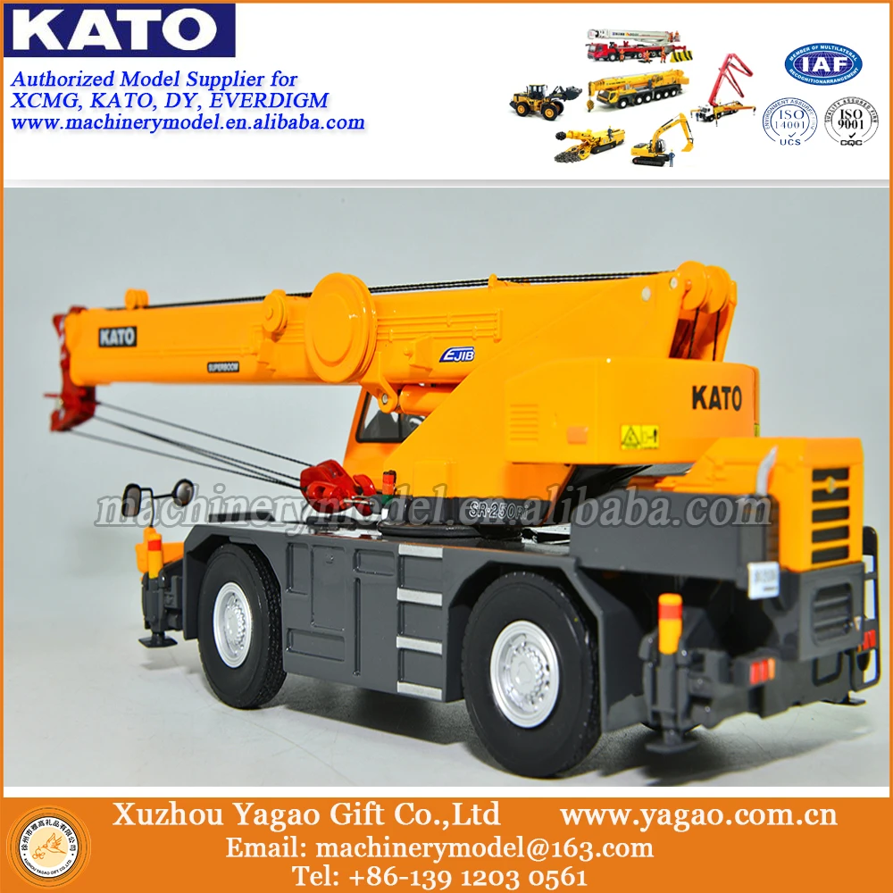  2019 New Arrive 1/50 Diecast Metal Construction Models for KATO SR250Ri Rough Terrain Crane Model T