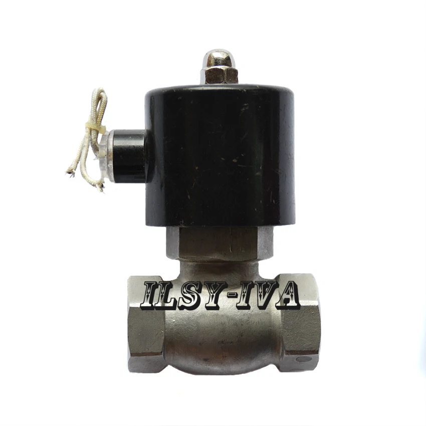 DN32 G1 1/4" stainless steel high temperature solenoid,dc24v high