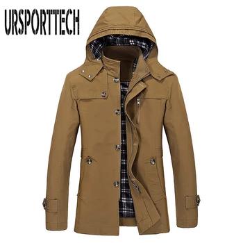

2020 Big Size 3 Colors Warm Outwear Winter Jacket Men Windproof Hood Men Jacket Warm Men Parkas Size M-5XL