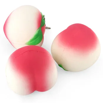

2018 New Pattern Slow Rebound Simulation Squishy Soft Peach Vent Peach Decompression Peach 10cm Pink Big Peach Fruit Gift Toy