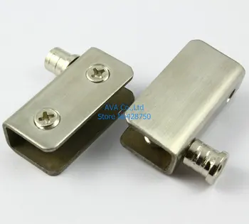 

Glass Door Pivot Hinges Clamp Clip / Stainless Steel / For 5-9mm Glass Door