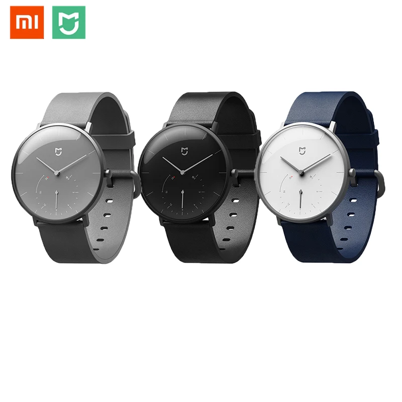Xiaomi Mijia водостойкие кварцевые часы Smart Band шагомер автоматическая калибровка