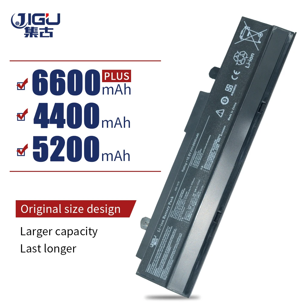 Черный аккумулятор JIGU 6 ячеек для Asus A31-1015 Eee PC 1011 1015P 1016P 1215 1215N 1215P 1215T VX6 R011 R051 |