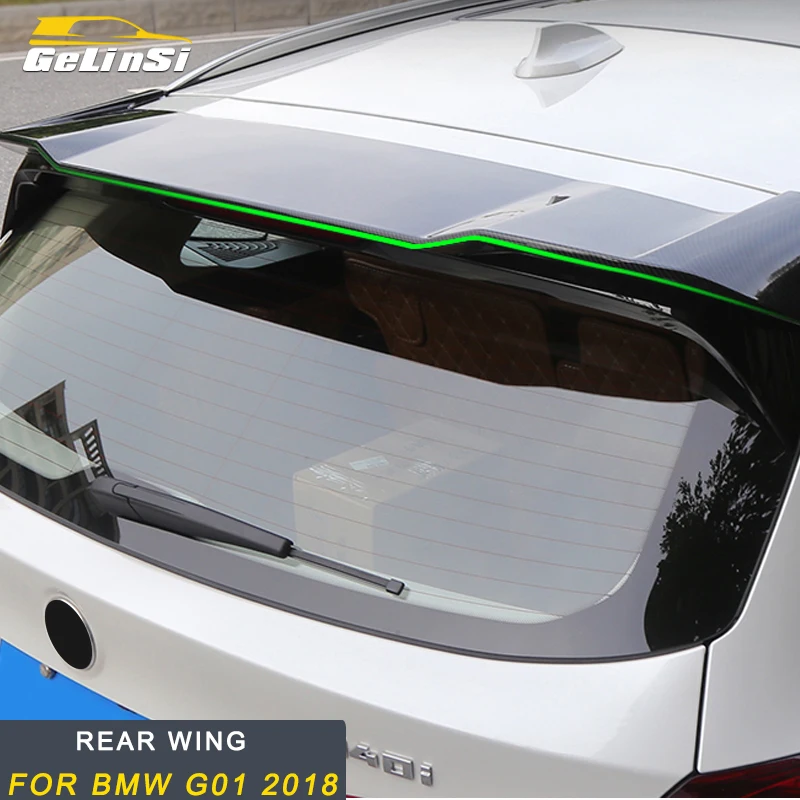 

Gelinsi For 2018 BMW X3 G01 Car rear wing tail empennage cover trim frame sticker accessories