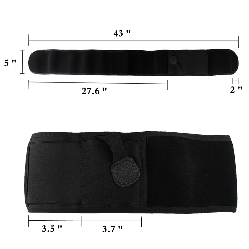 Tactical Right Left Hand Gun Holster Abdominal Belt Fit Most Handguns Pistol Invisible Holster for Hunting Airsoft RL31-0026-12