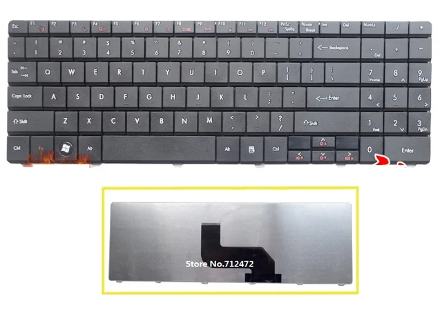 Laptop Tastatur Deutsch QWERTZ - Ersatz Für Acer EMachines Packard Bell