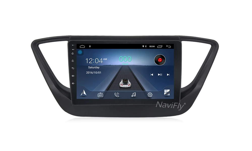 Cheap NaviFly Car Radio Multimedia no 2 din android Video Player Navigation GPS For Solaris 1 2 Hyundai Accent Verna Sedan 29
