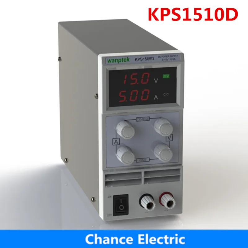 

KPS1510D 15V 10A AC110V-220V Adjustable mini Protection Function Double Digital Display Switching DC Power Supply