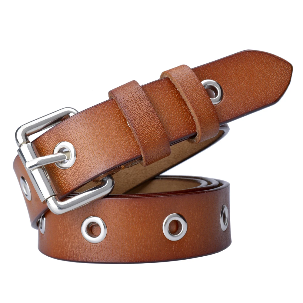 Drop Shipping Real Leather Women Belt High Quality Strap Female Waist