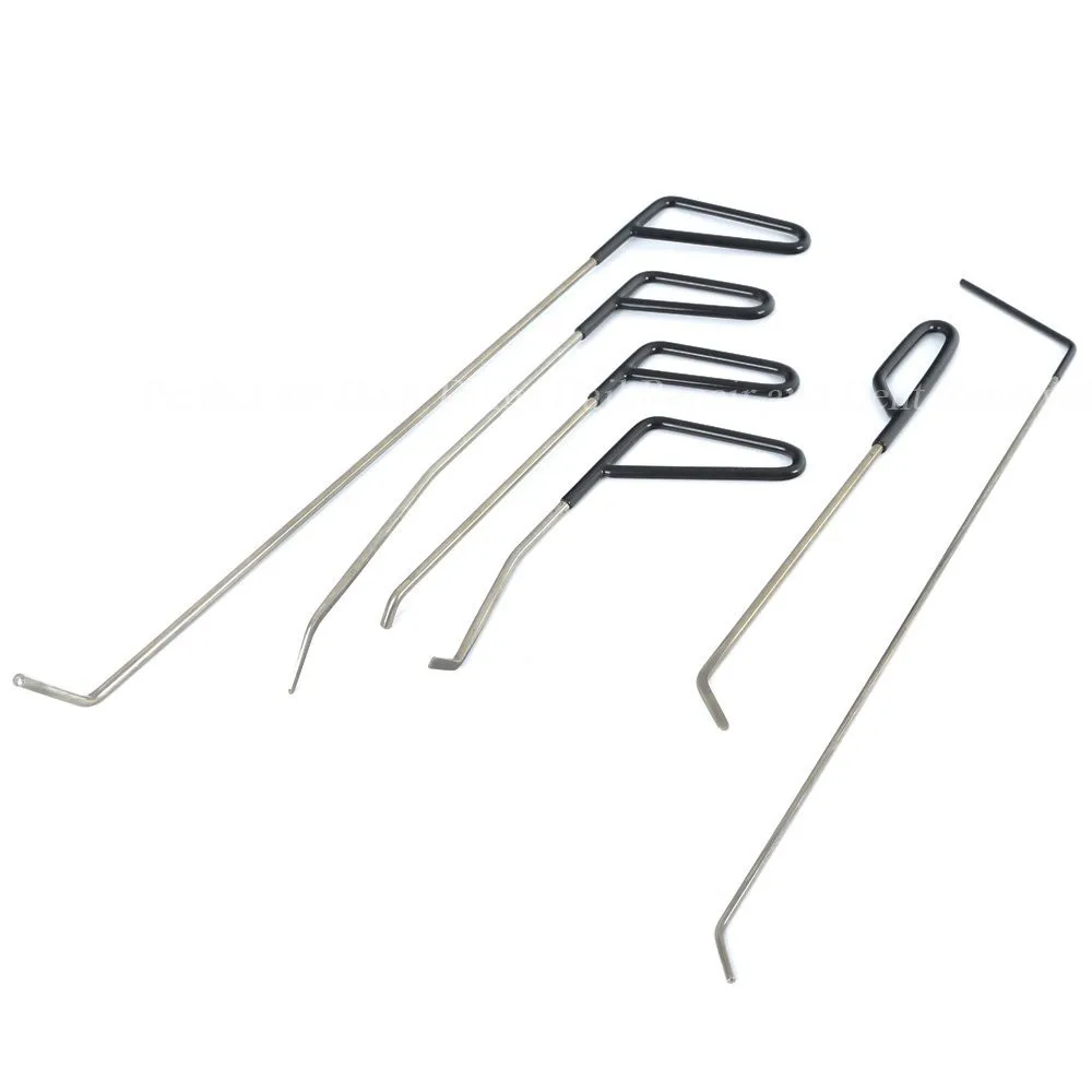 

6PCS PDR Tool Kit - Perfect for Door Dings Hail Repair and Dent Removal push Hook - Dent Repair Tool Set (C)