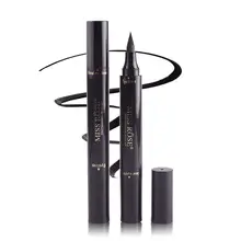 Makeup Tool Waterproof Cat Eye Winged Eyeline Pencil Double Head Double Winged Waterproof Makeup smooth Eyeline croc embossed winged bag