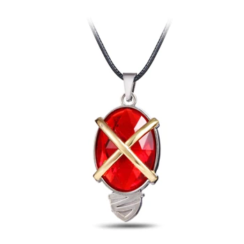 J Store аниме сувенир Shakugan no Shana кулон ожерелье s Красный Кристалл ожерелье модные аксессуары - Окраска металла: Red