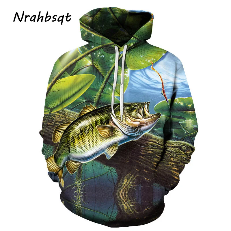 

NRAHBSQT New Printed Hooded Fishing Clothings Quick Dry Sun Protection Fishing Shirts Men Women Casual Fishing Clothes FC016