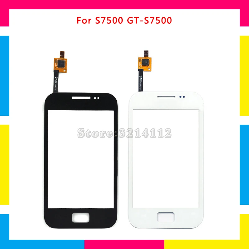 

5pcs/lot high quality Touch Screen Digitizer Sensor Outer Glass Lens Panel For Samsung Galaxy Ace Plus S7500 GT-S7500
