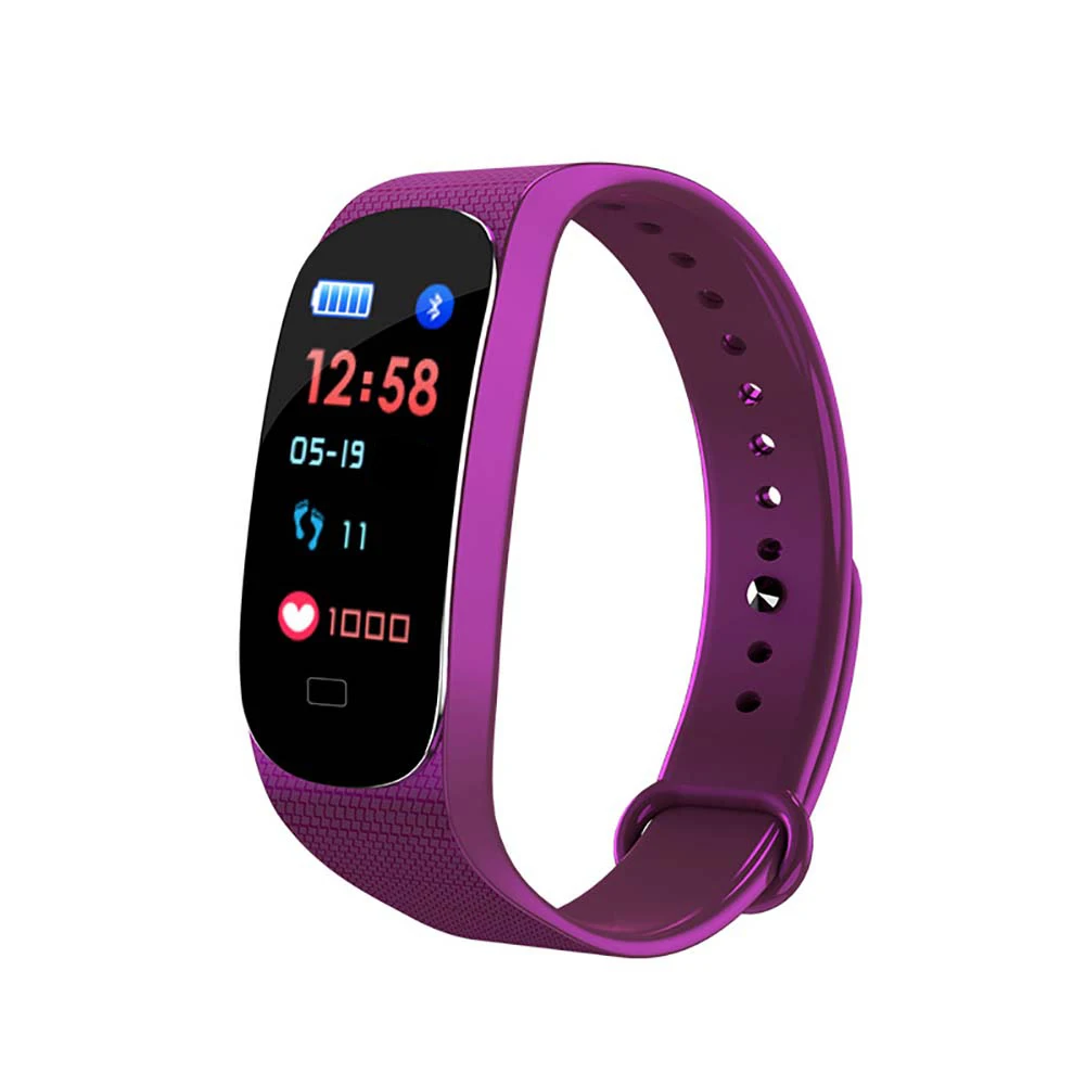 

Smart Sports Bracelet Color Screen Waterproof Gauge Bracelet Bluetooth Heart Rate Blood Pressure Monitor Swimming Bracelet