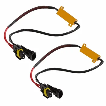 

HNGCHOIGE 2Pcs H8 H11 LED Light Canbus Load Resistor Flicker Decoders Warning Canceler Harness Car Electronics-M15