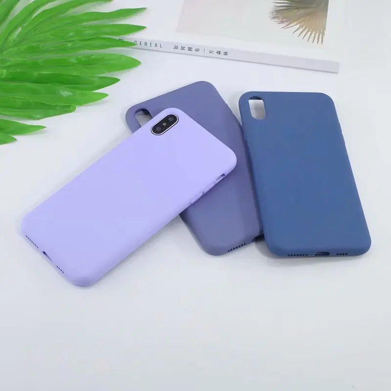 

Liquid Silica Gel Back Fitted Case For Huawei Y9 2019 Y7PRO 2019 Y6PRO 2019 8X MATE20LITE Soft-Touch Back Protective Shell Cover