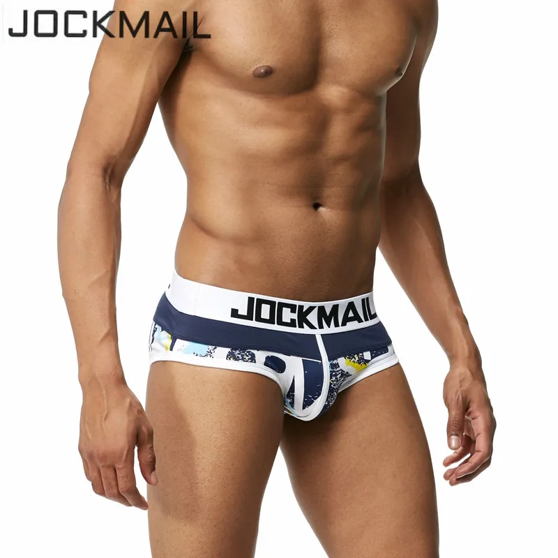 Трусы JOCKMAIL мужские с низкой посадкой Брендовое пикантное нижнее белье трусы
