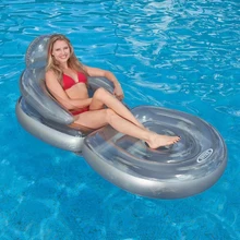 Плавательный бассейн надувная лодка плавающая для взрослых плавательный матрац летний отдых водные игрушки и водяные насосы