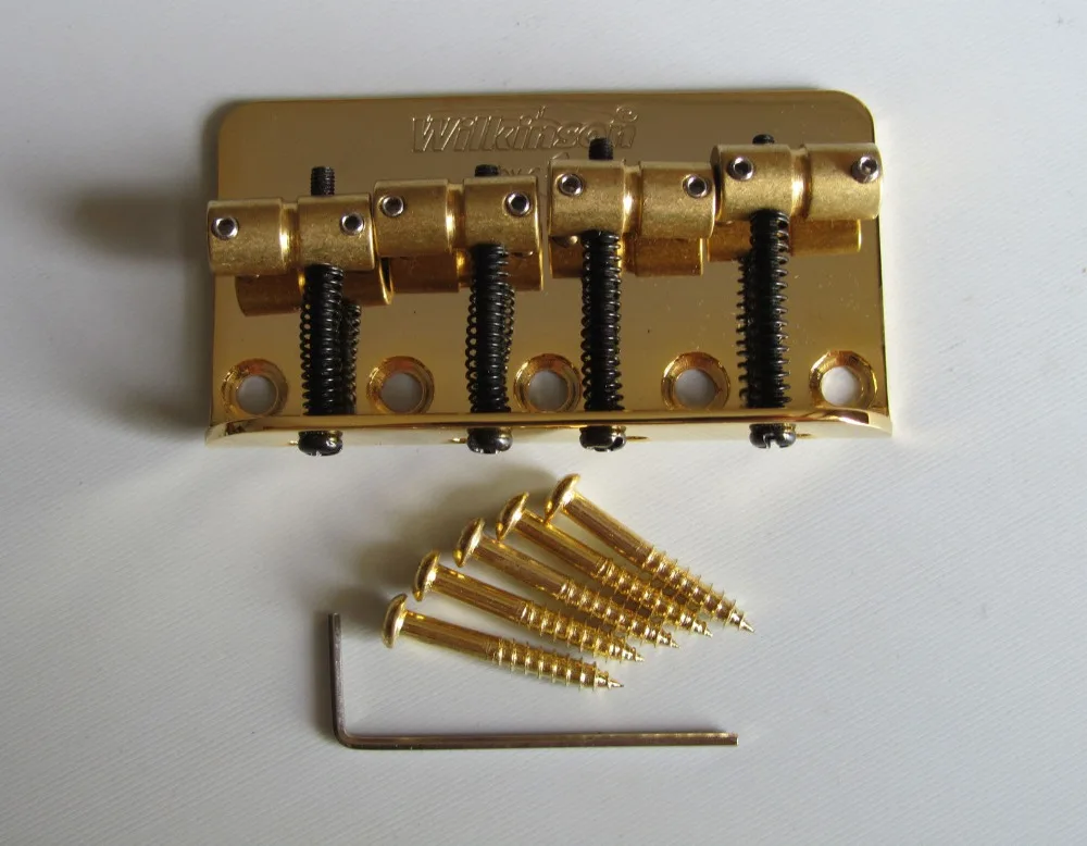 Wilkinson Bassi Ponte W/Brass Selle Misura P Precision Bass Jb Oro