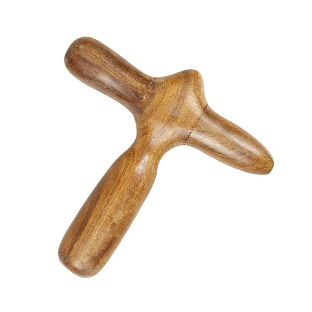 Wood Hand Foot Leg Body Massage Acupuncture Acupoint Stick Cross Hammer Health Care Tool Promotion Price
