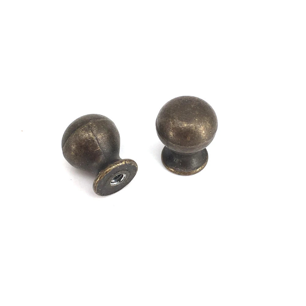 13 16mm Mini Knobs Antique Bronze Zinc Alloy Drawer Pulls Jewelry