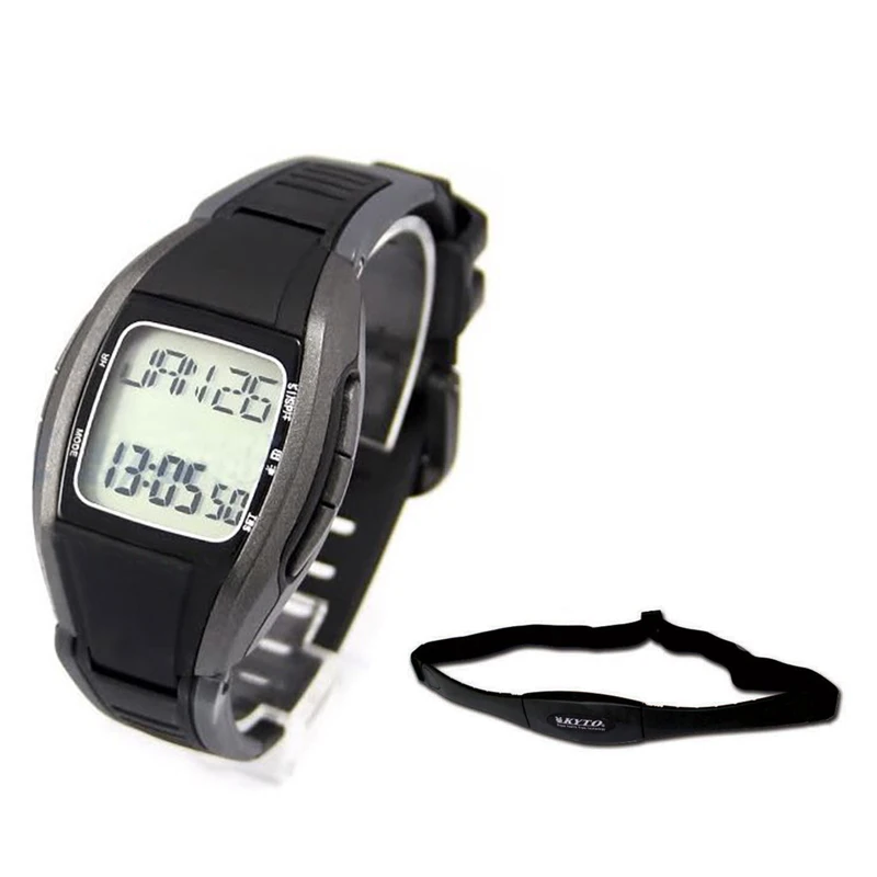 Pulse Heart Rate Monitor Calorie Counter Watch Chest Strip Belt Fitness Sports