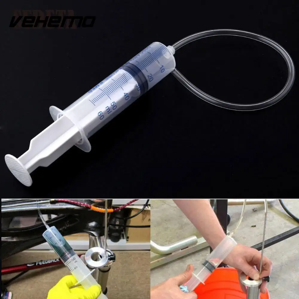 Vehemo Fork Oil Tool Kit Gauge Suspension Level Syringe Shock Adjuster