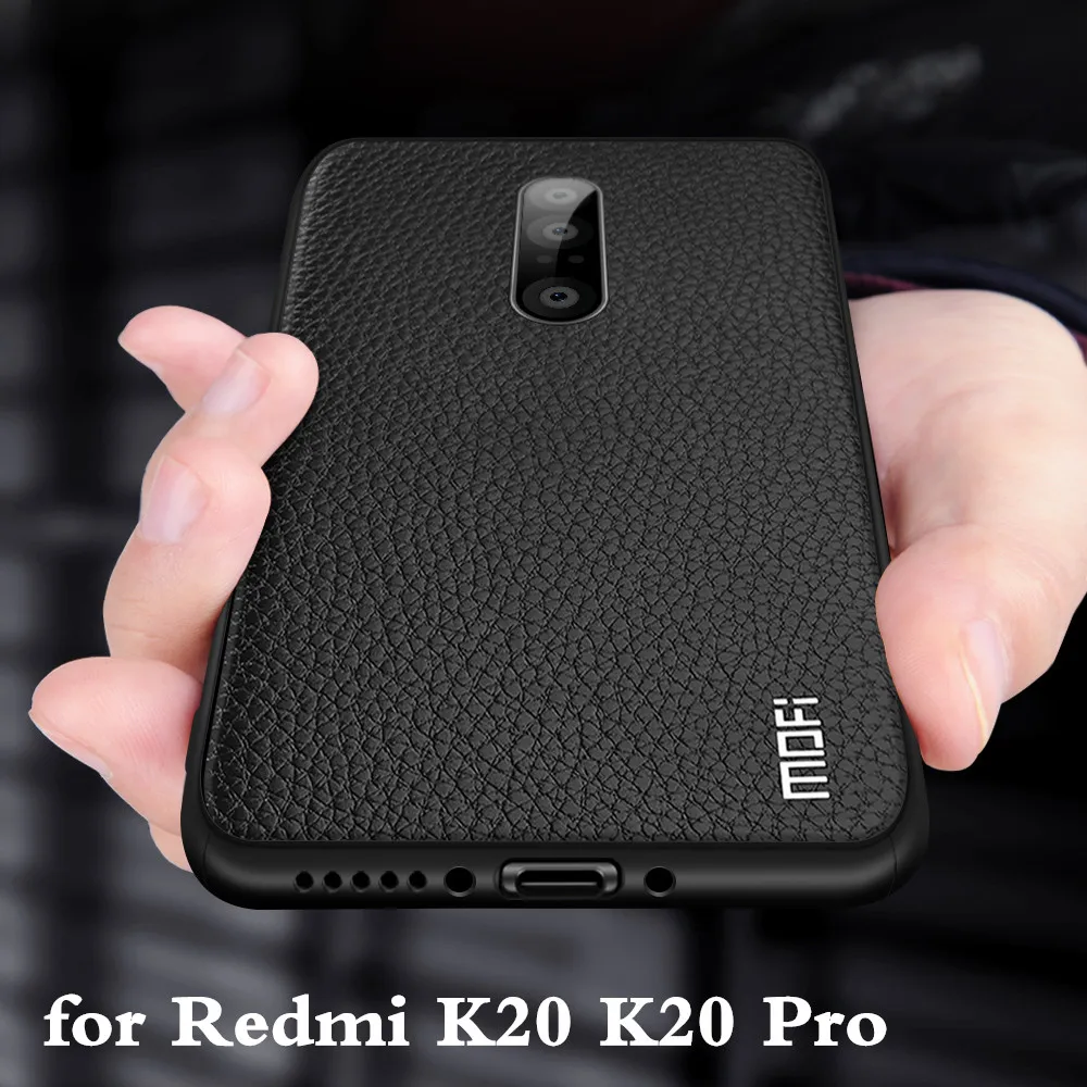 Чехол для Red mi K20, красный mi K20 Pro, чехол для Xiaomi mi K20, MOFi, задняя крышка, K20pro, TPU, из искусственной кожи, Мягкий силикон, полный край, защита от падения