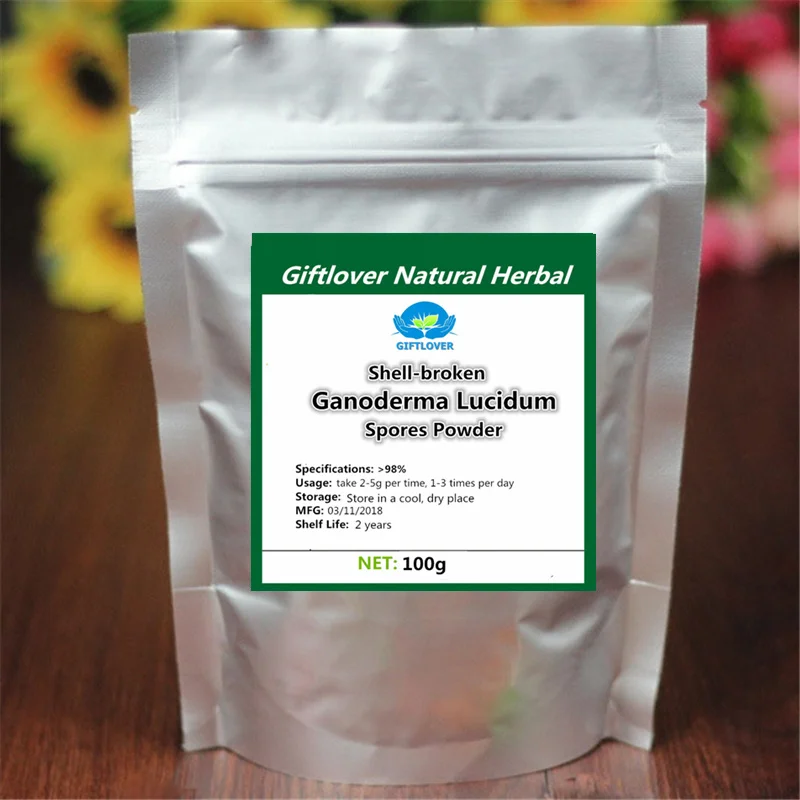 

Food Grade High Purity >98% Shell-broken Ganoderma Lucidum Spore Powder,Ling Zhi,Reishi Mushroom Enhance immune system