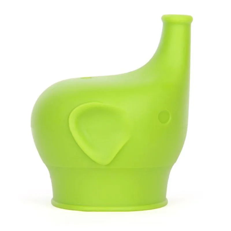 Многоразовые силиконовые крышки для чашки с защитой от перелива пылезащитные силиконовые Непроливающиеся крышки для детского питья преобразуют любую чашку - Цвет: Зеленый