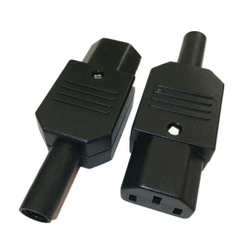 

IEC Straight Cable Plug Connector Rewireable C13 C14