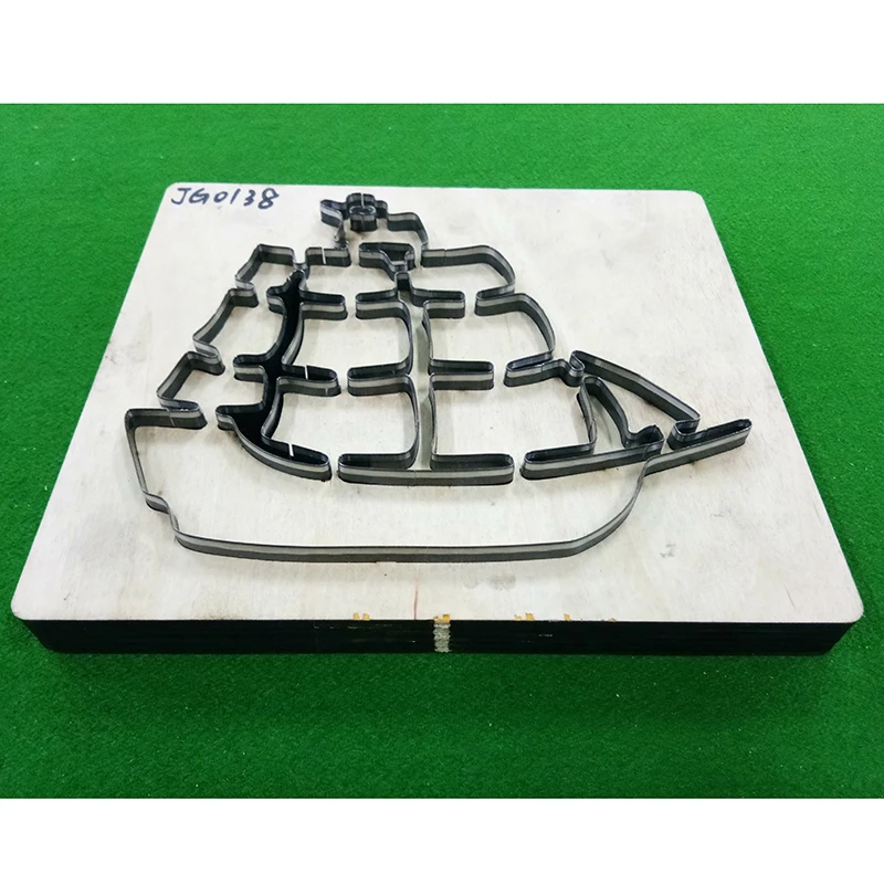 Sailboat деревянные штампы вырезанные аксессуары для форм для DIY скрапбукинга кожаные ремесла Деревянный лазерный трафарет металлические режущие штампы