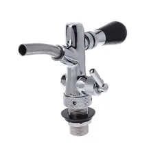 Регулируемый пивной кран доморощенный кран бар аксессуары с длинным хвостовиком и шаровым замком qiang