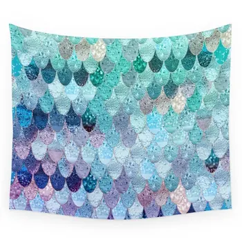 

SUMMER MERMAID II Wall Tapestry Cover Beach Towel Throw Blanket Picnic Yoga Mat Home Decoration