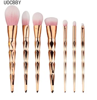 

7Pcs Gold Rainbow Makeup Brushes Set Kit Pincel Maquiagem Concealer Blusher Eyeliner Eyebrow Eyeshadow Beauty Cosmetics Brush