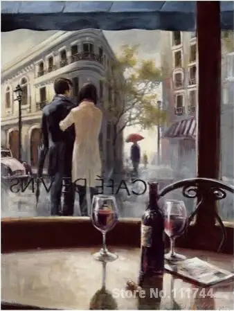 Картина маслом пейзажей после дождя от Brent Heighton art Высокое качество | Отзывы и видеообзор
