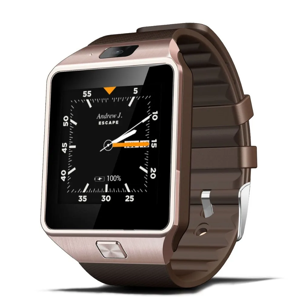 696 3G WIFI QW09 Android Smart Watch DZ09 512MB/4GB Bluetooth 4.0 Real-Pedometer SIM Card Call Anti-lost Smartwatch PK DZ09 GT08