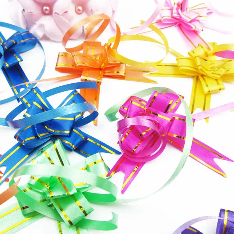 

Gift wrap pull bow ribbon bow 10pcs / gift wrap wedding birthday party supplies home decoration DIY pull flower ribbon