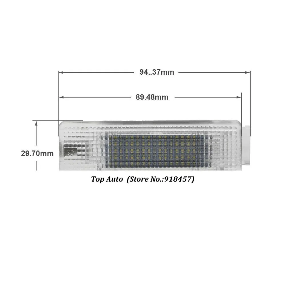 1 шт. светодиодный багажный отсек для багажника для VW Golf6/7 Tiguan Passat CC B6 B7 Multivan T5 Seat ibiza грузовая зона лампа
