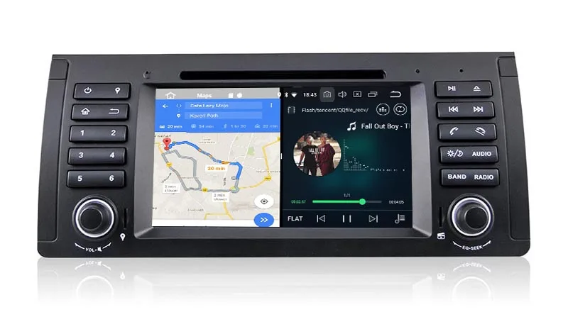 Clearance Belsee Octa Core 4gb PX5 Android 8.0 Radio Multimedia Head Unit Car DVD Player GPS Navigation for BMW E39 M5 X5 E53 1996-2003 3