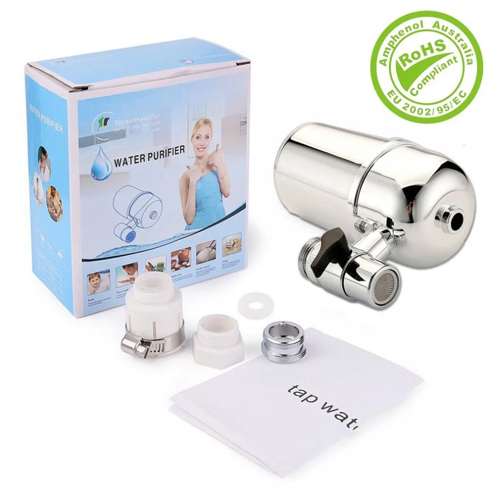 

Electroplating Household Water Purifier Kitchen Purifier Faucet Filter Household Healthy Clean Device for Brita Water Pitcher