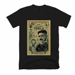 Новый NIKOLA TESLA стимпанк/WO США размер футболки S M L XL XXL XXXL ZM1