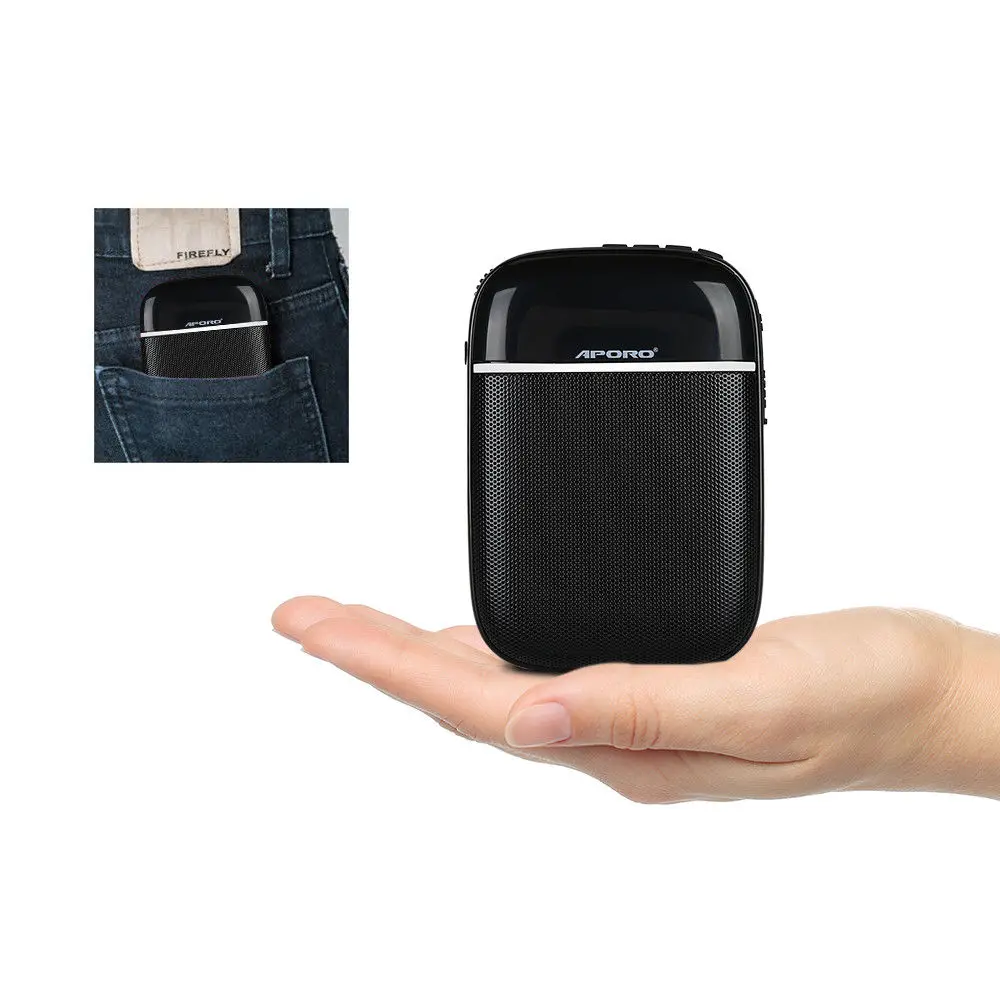 APORO T3 Bluetooth Динамик FM радио карты памяти плеера с UHF Беспроводной микрофон Шум