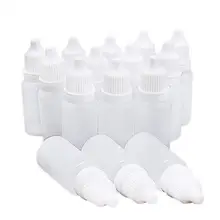 50 шт капельница бутылка, пластиковая бутылка, пустая бутылка(бутылка+ пробка)-емкость 10 мл