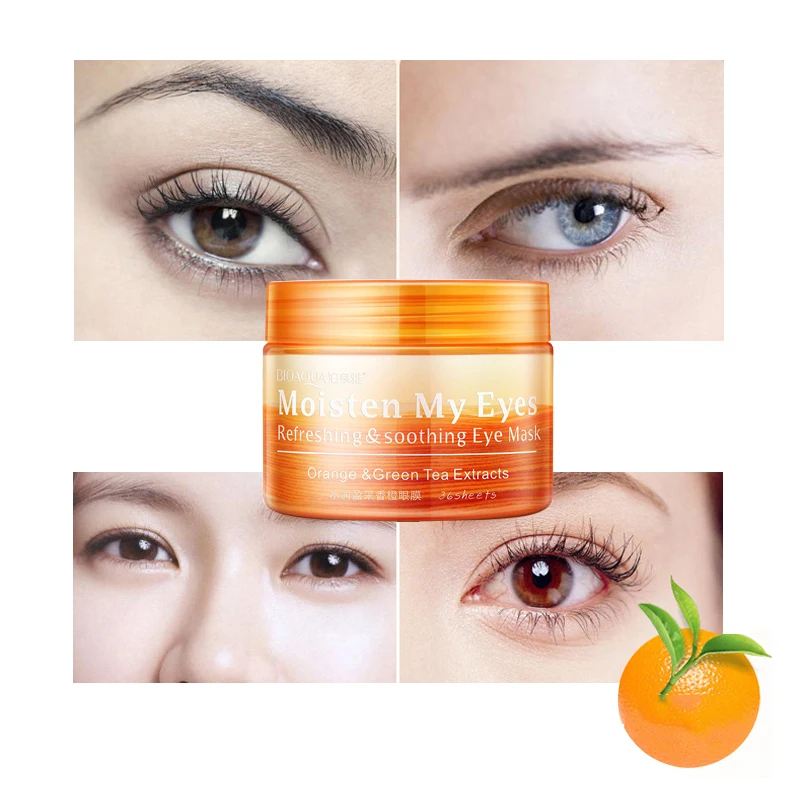 bioaqua brand Hydra orange Relieve Eye mask sleep Go pouch fade fine