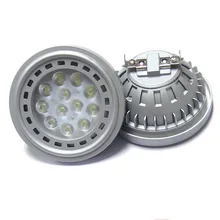 48 шт./лот 7 Вт G53 GU10 прожектор светодиодный AR111 лампа COB AR111 Es111 прожектор AC85-265V