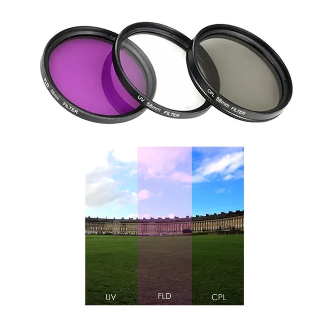 UV CPL ND FLD Graduated Close Up Star Filter & Lens Hood Cap Pen for Nikon CoolPix B700 P610